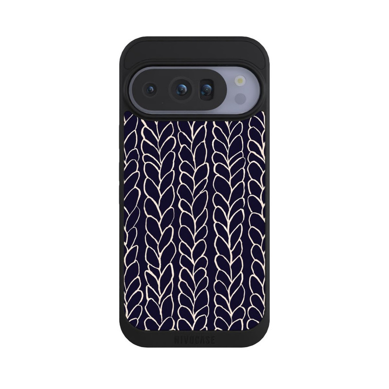 Pixel 10 Pro NIVOpure Wool Braids Drawings Navy