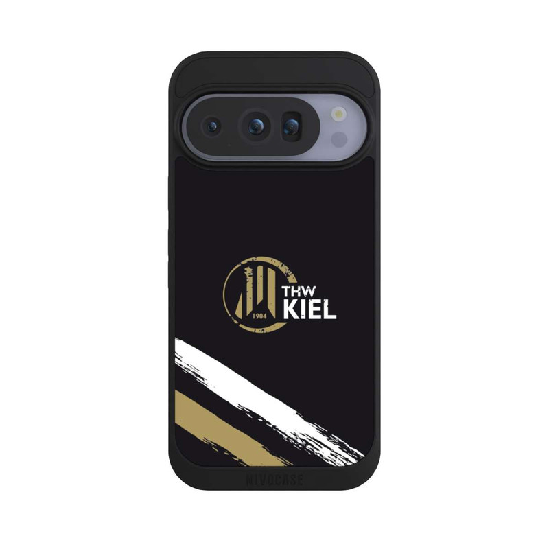 Pixel 10 Pro NIVOpure THW Kiel Logo und Streifen Gold