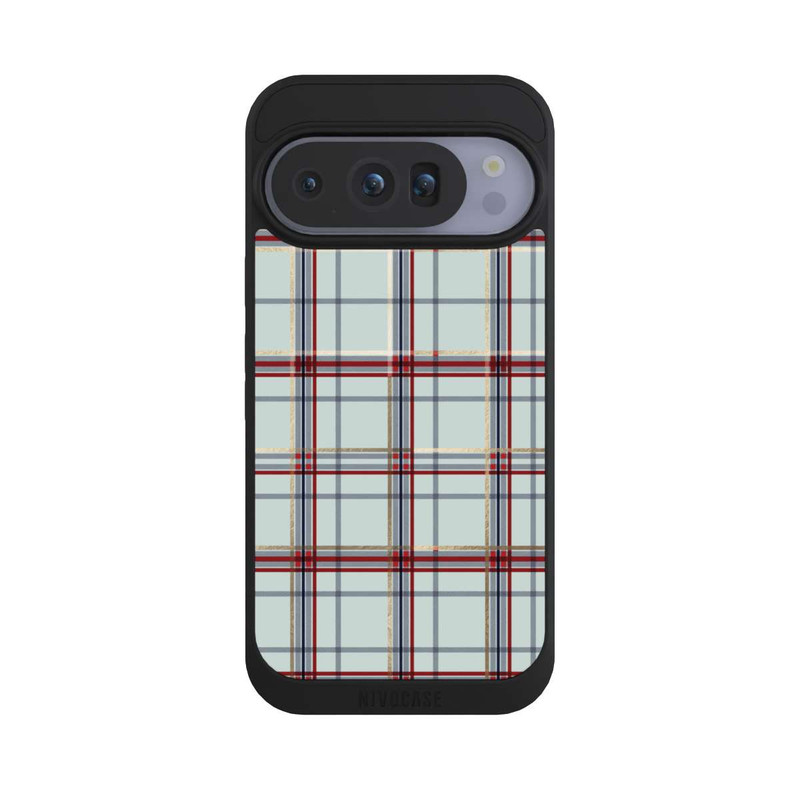 Pixel 10 Pro NIVOpure Tartan Bleu