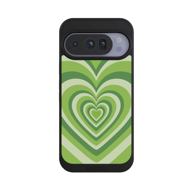 Pixel 10 Pro NIVOpure Beating Comic Heart Green