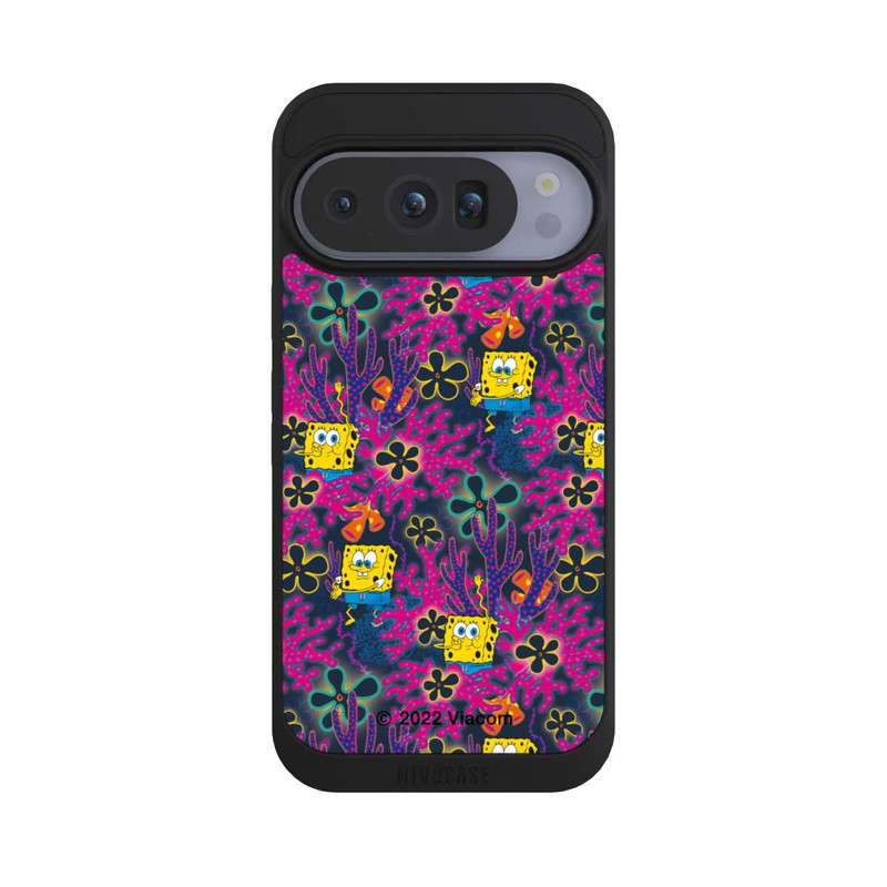 Pixel 10 Pro NIVOpure Bob L'Éponge - Corail Pattern