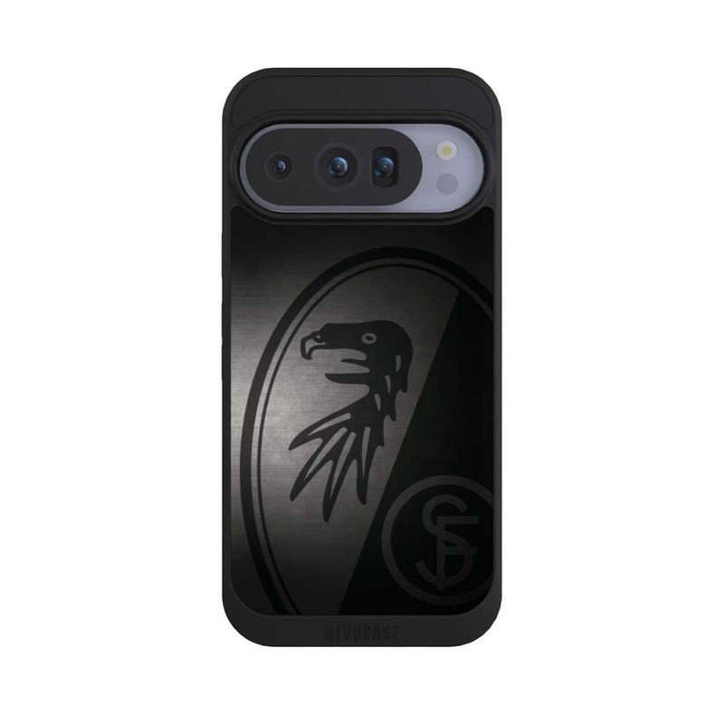 Pixel 10 Pro NIVOpure SC Freiburg Dot Metall Hintergrund