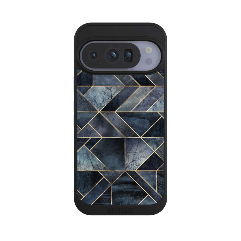 Pixel 10 Pro NIVOpure Nature Abstraite Bleu Foncé