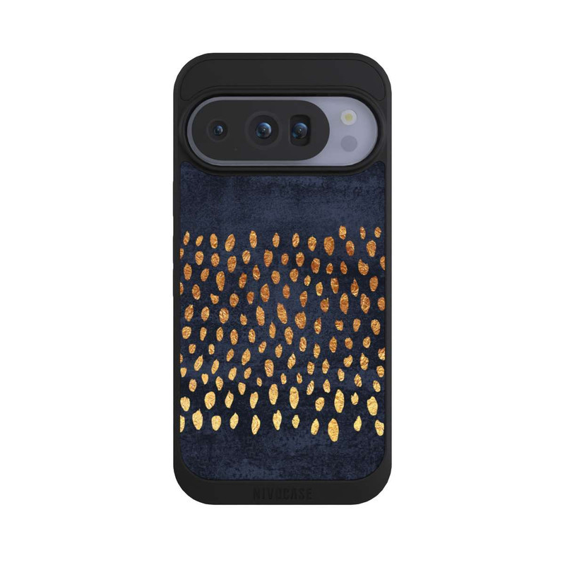 Pixel 10 Pro NIVOpure Muster Gold und Marine