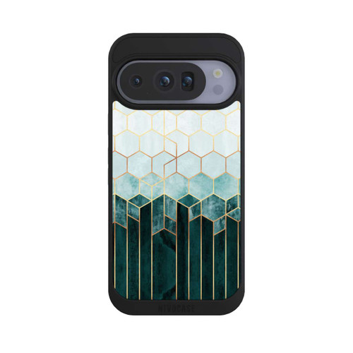 Google Pixel 10 Pro NIVOpure Blaugrüne Sechsecke