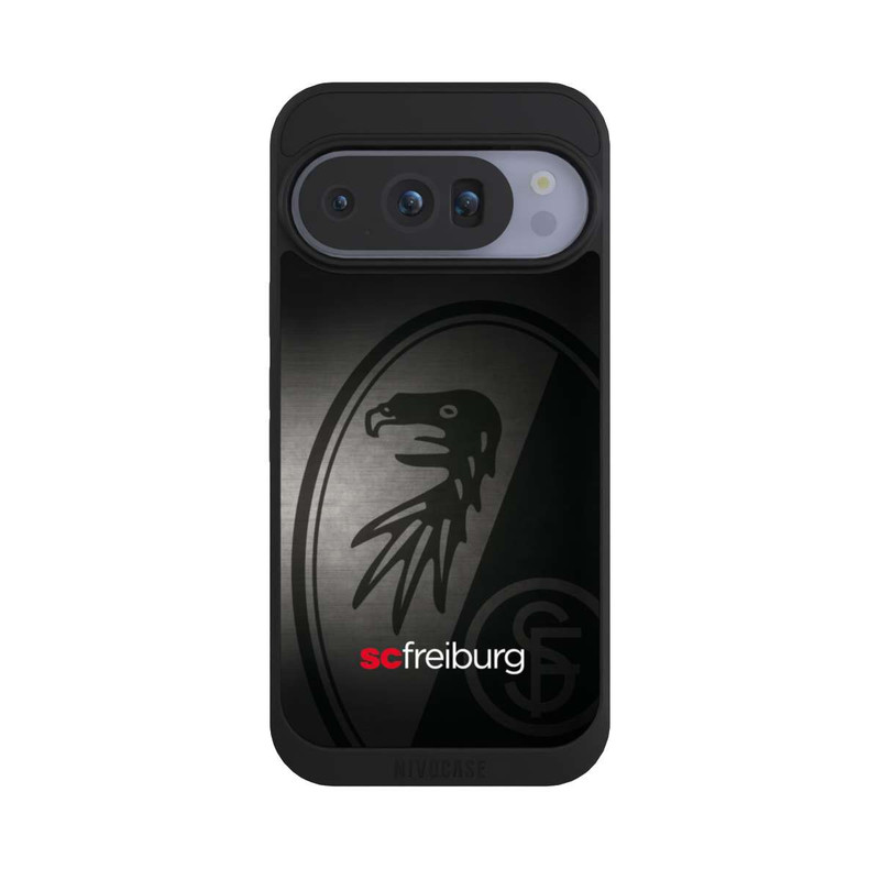 Pixel 10 Pro NIVOpure Dot Metall Hintergrund mit dem Schriftzug SC Freiburg