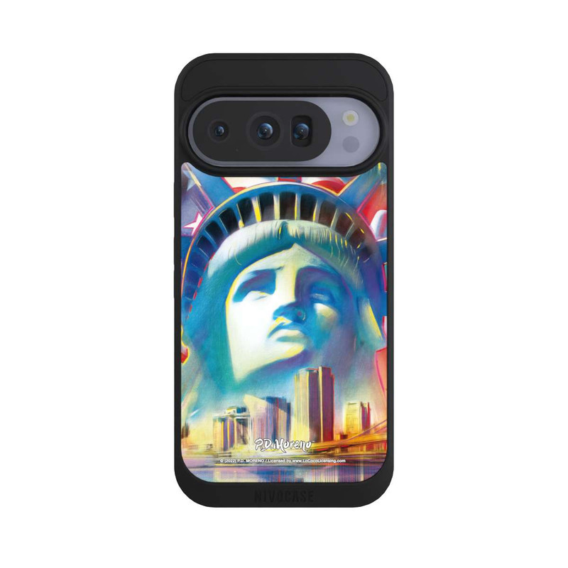 Pixel 10 Pro NIVOpure New York Liberty Art par P.D. Moreno