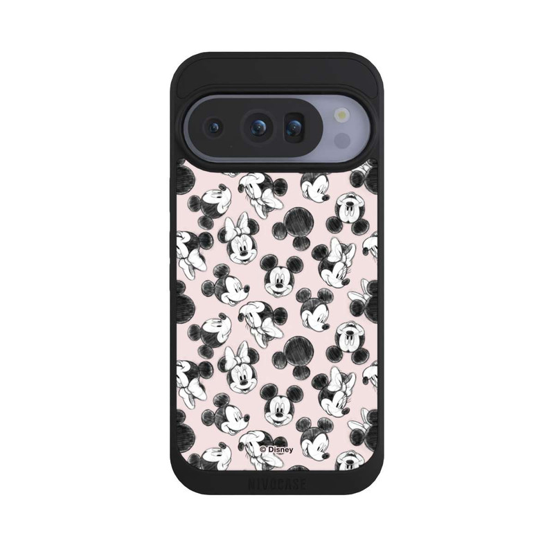 Pixel 10 Pro NIVOpure Minnie & Mickey Viele Gesichter Pink
