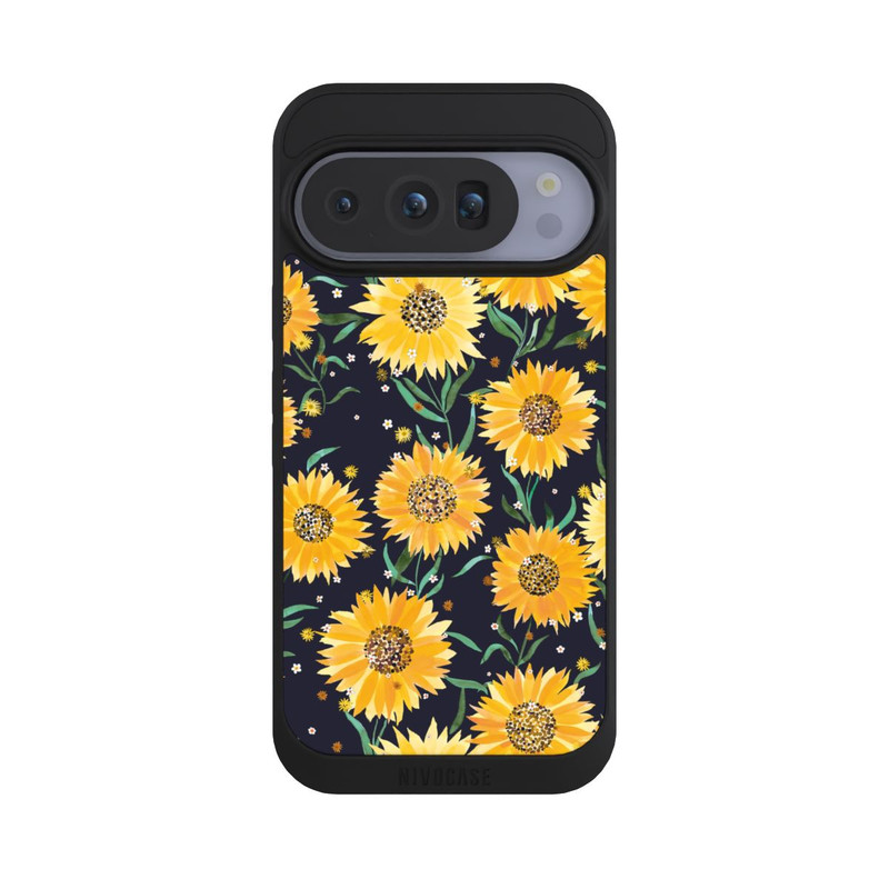 Pixel 10 Pro NIVOpure Sunflowers Black