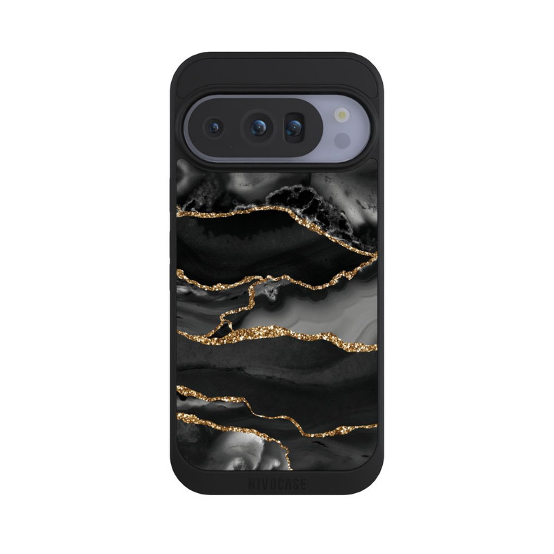 Pixel 10 Pro NIVOpure Look Marbre Rayé Or