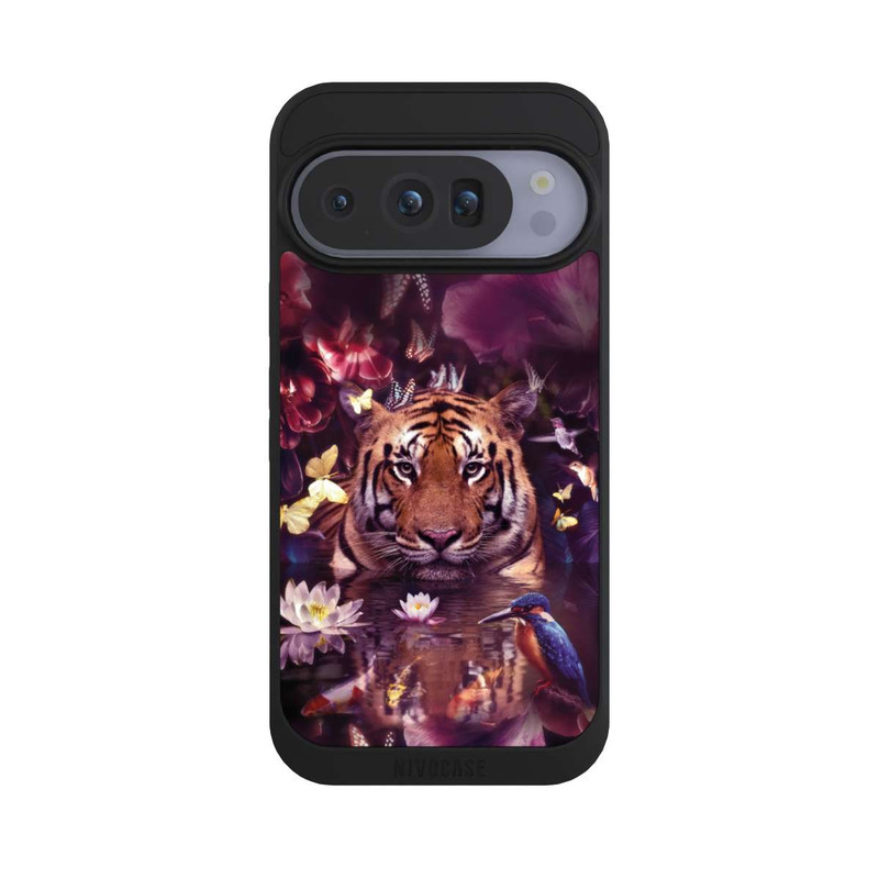 Pixel 10 Pro NIVOpure Tiger Blumenrahmen