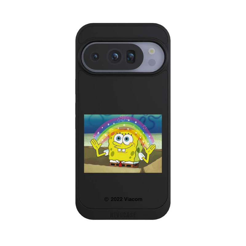 Pixel 10 Pro NIVOpure Spongebob - Regenbogen Meme transparent