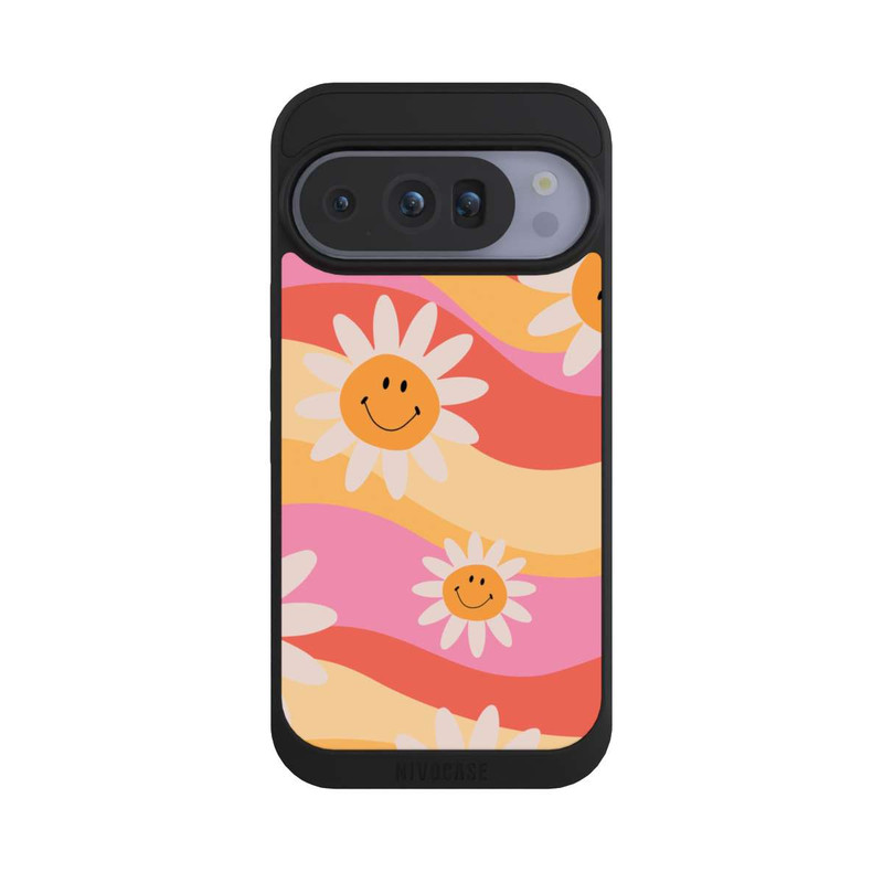 Pixel 10 Pro NIVOpure Retro Smiles Orange Colorful