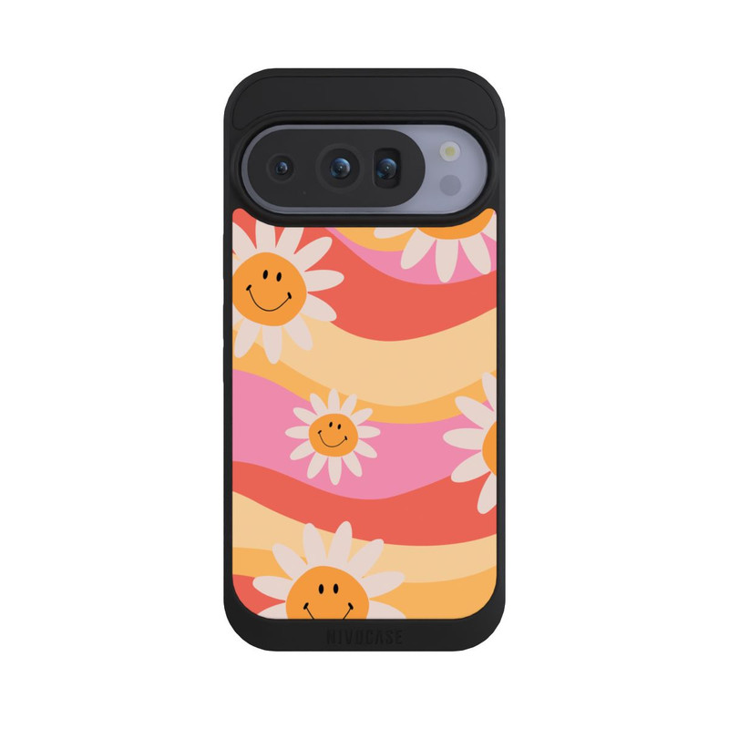 Pixel 10 Pro NIVOpure Retro Smiles Orange Colorful