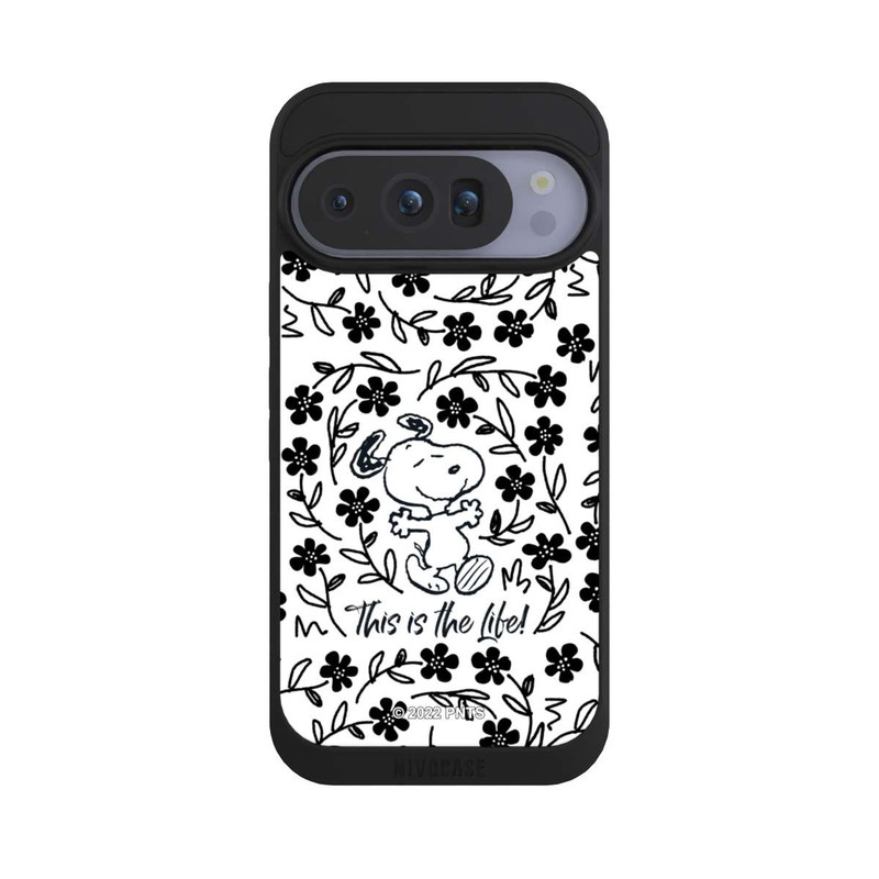 Pixel 10 Pro NIVOpure Snoopy This Is The Life Noir & Blanc