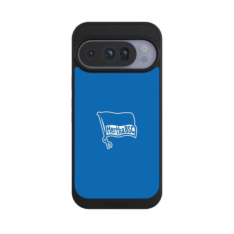 Pixel 10 Pro NIVOpure Hertha BSC Blauer Hintergrund