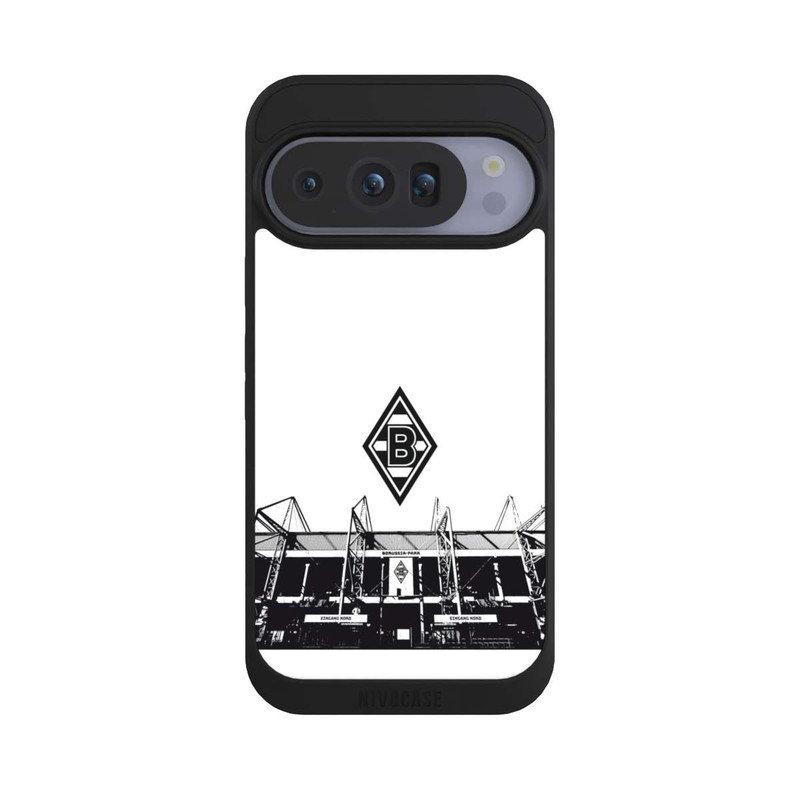 Pixel 10 Pro NIVOpure Borussia-Park Schwarz und Weiß