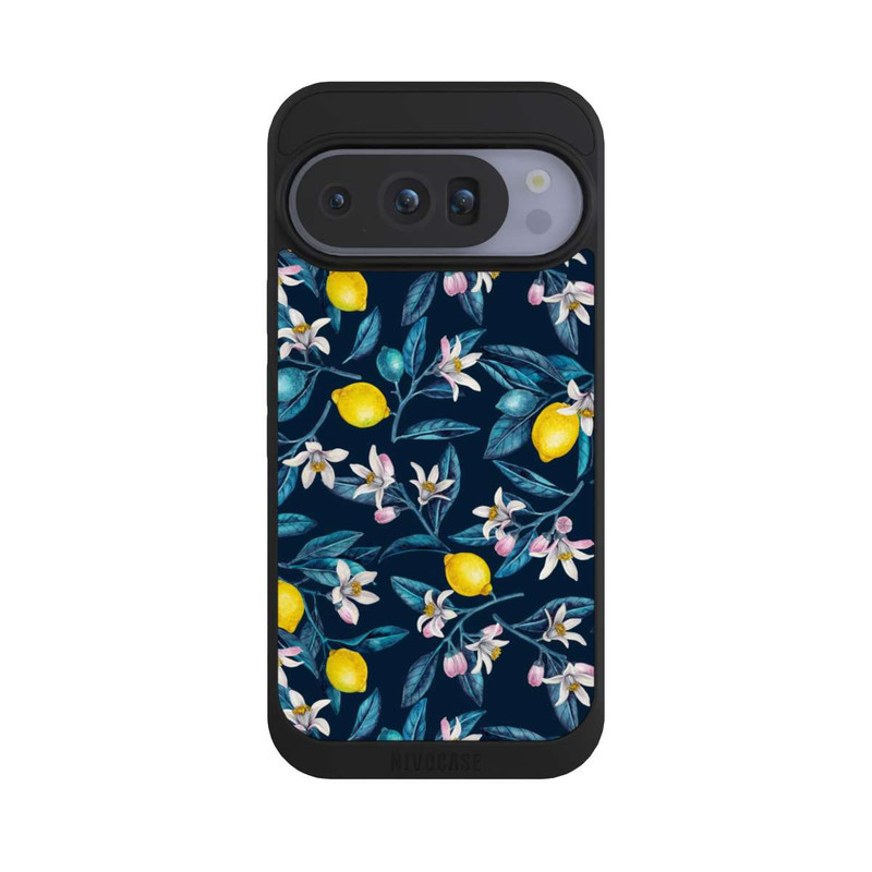 Pixel 10 Pro NIVOpure Zitronen und Blüten dunkel