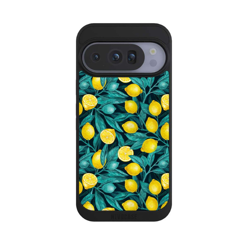 Pixel 10 Pro NIVOpure Zitronen und Blätter dunkel