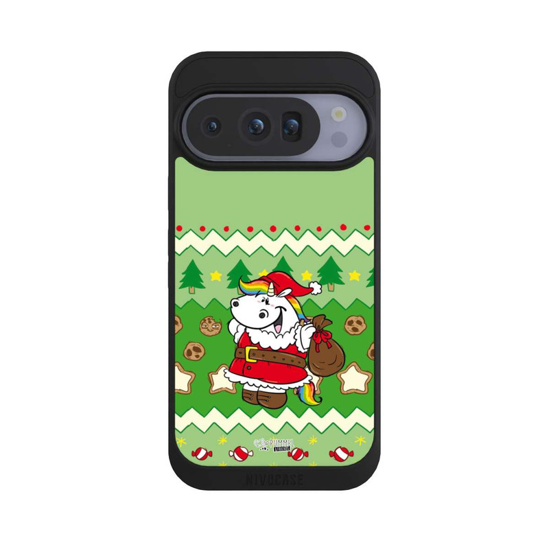 Pixel 10 Pro NIVOpure Ugly Christmas Pummeleinhorn Grün