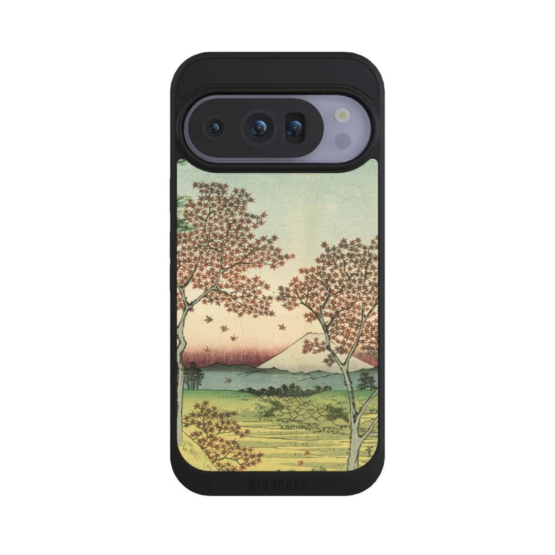 Pixel 10 Pro NIVOpure Colline du crépuscule à Meguro Utagawa Hiroshige