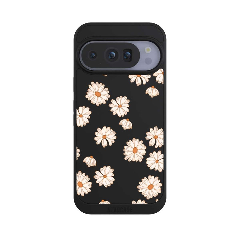 Pixel 10 Pro NIVOpure Flowerpower Tapete Weiss