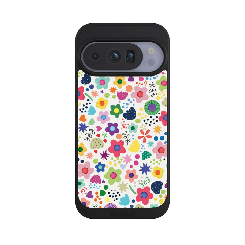 Pixel 10 Pro NIVOpure Psychedelische Blumen bunt