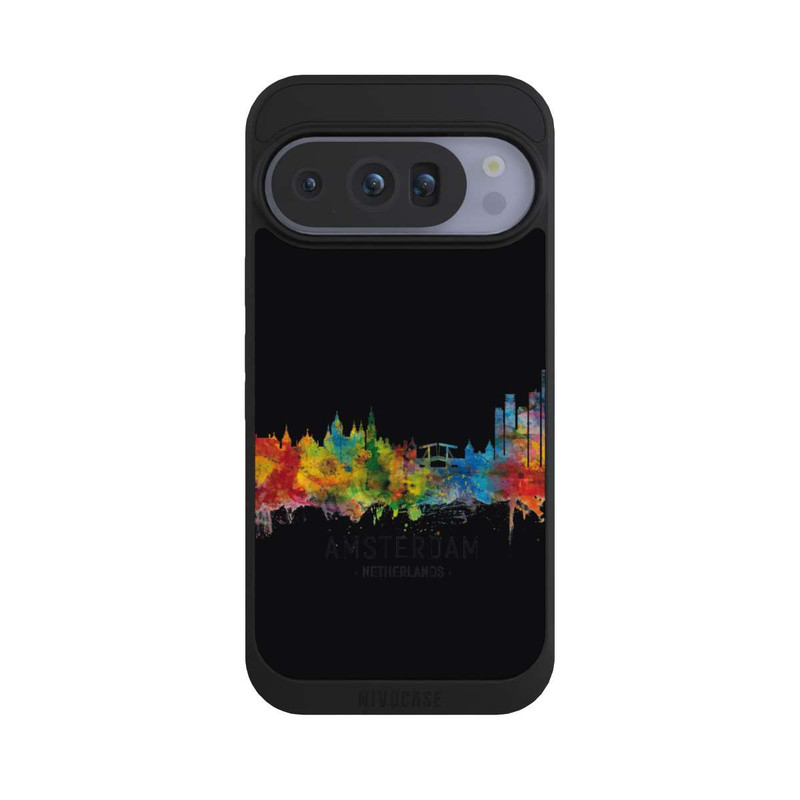 Pixel 10 Pro NIVOpure Ligne d'horizon d'Amsterdam Pays-Bas Noir