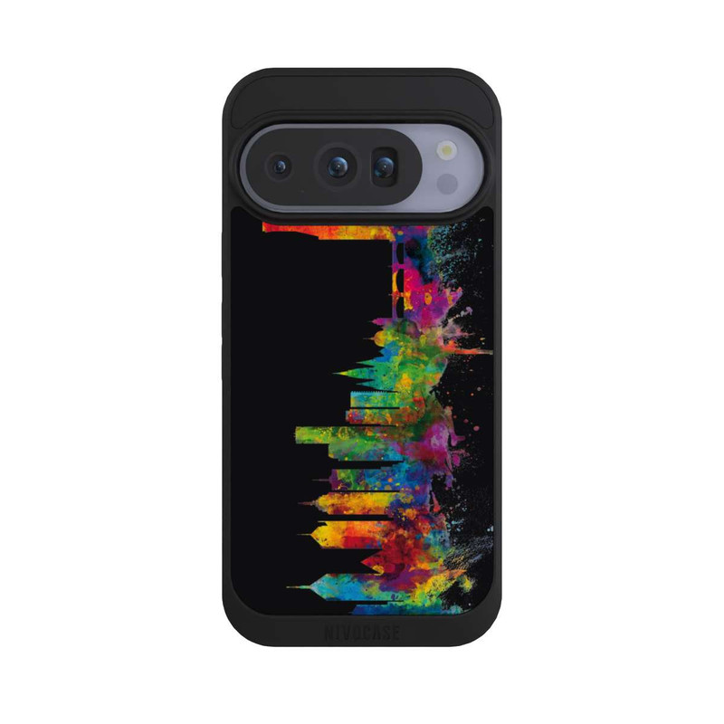 Pixel 10 Pro NIVOpure Melbourne Australien Skyline Schwarz