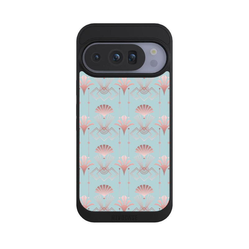 Pixel 10 Pro NIVOpure Art Deco Rose Gold Elegance Blue