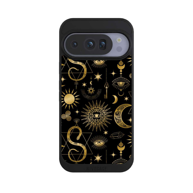 Pixel 10 Pro NIVOpure Himmlische Sonne und Mond Steampunk