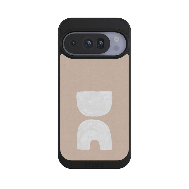 Pixel 10 Pro NIVOpure Art moderne brun du milieu du siècle