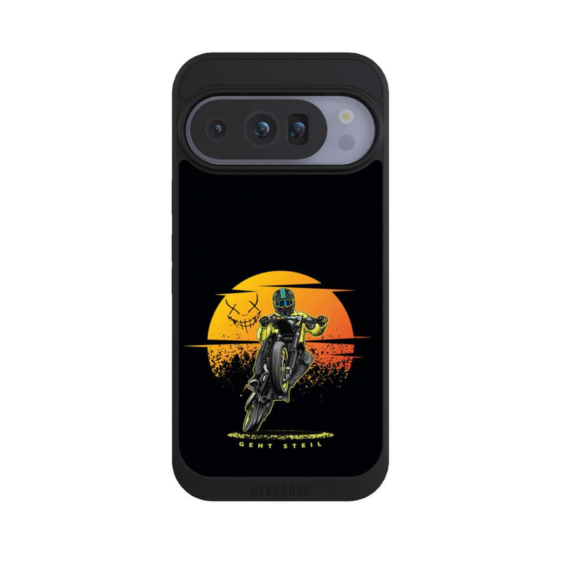 Pixel 10 Pro NIVOpure Coucher de soleil Wheelie