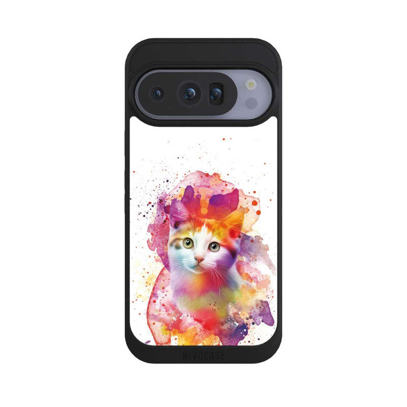 Pixel 10 Pro NIVOpure Happy Kitty Weiß