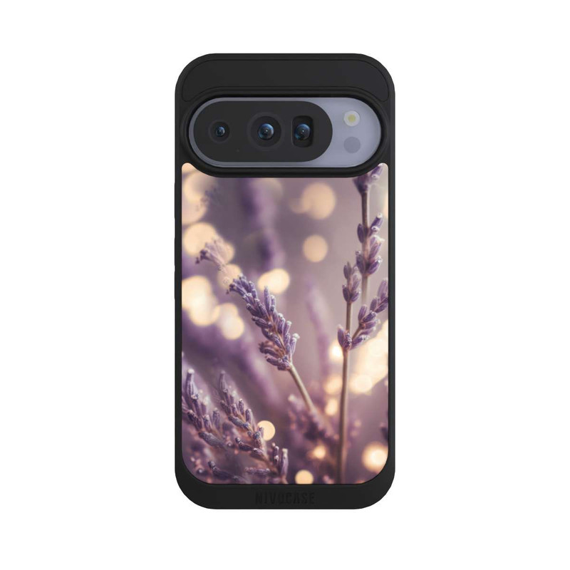 Pixel 10 Pro NIVOpure Lavender Close Up with AI