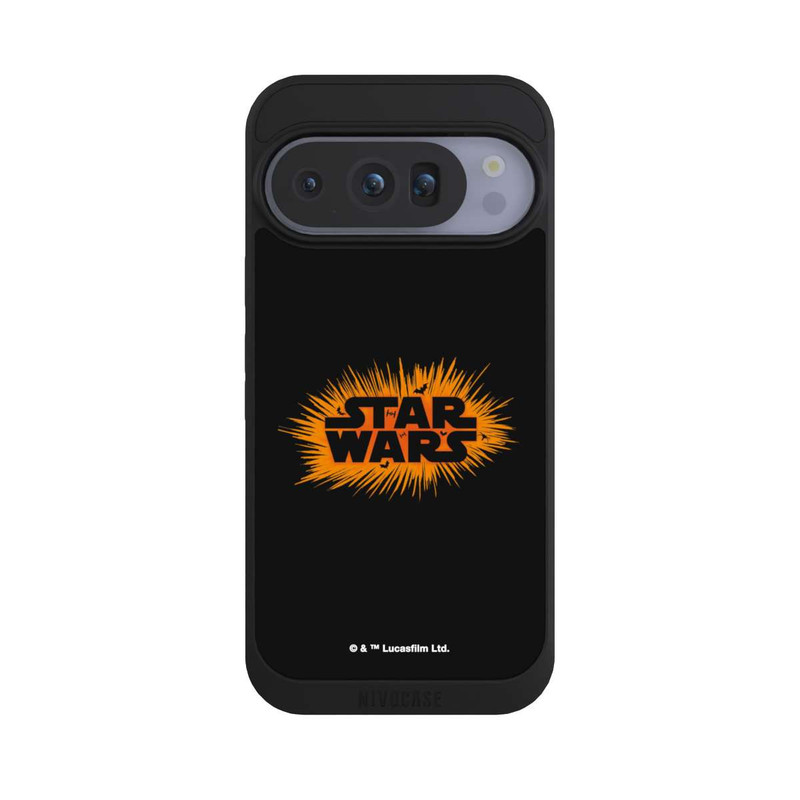 Pixel 10 Pro NIVOpure Star Wars Logo Orange Halloween Explosion