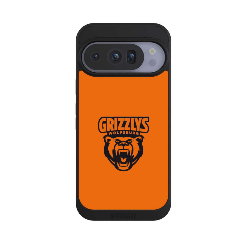 Pixel 10 Pro NIVOpure Logo Schwarz und Orange
