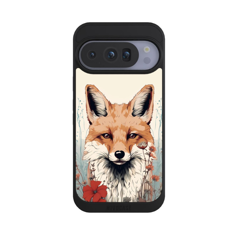 Pixel 10 Pro NIVOpure  Fox with Flowers