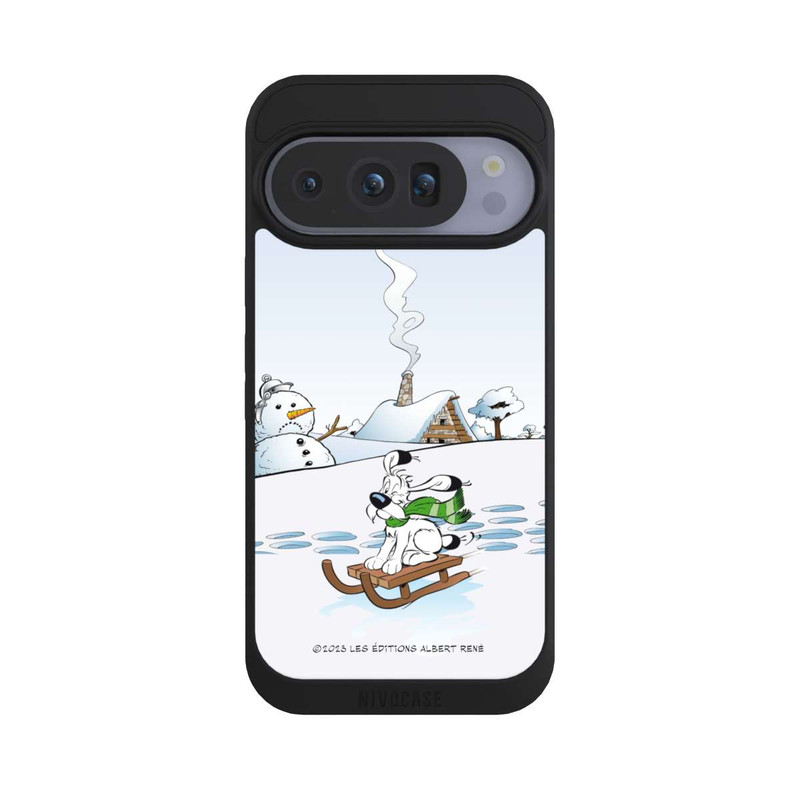 Pixel 10 Pro NIVOpure Idefix fährt Schlitten