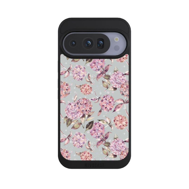 Pixel 10 Pro NIVOpure Pastel Magic Hydrangea Floral Watercolor Pink