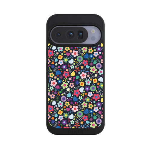Google Pixel 10 Pro NIVOpure Psychedelic Flowers Multi Black