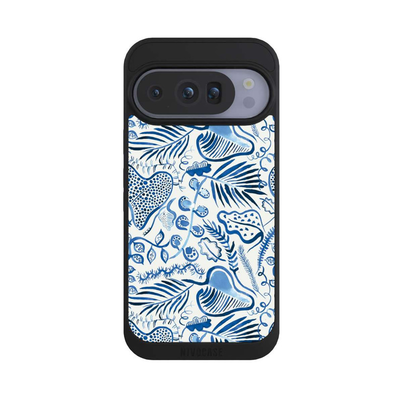Pixel 10 Pro NIVOpure Tropical Forest Leaves Blue