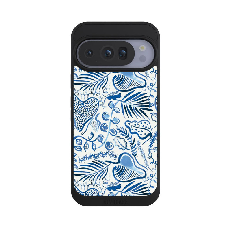 Pixel 10 Pro NIVOpure Tropical Forest Leaves Blue