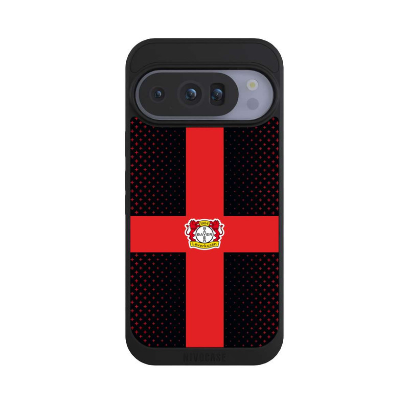 Pixel 10 Pro NIVOpure Bayer 04 Leverkusen Rotes Kreuz auf Schwarz