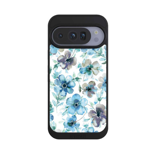 Google Pixel 10 Pro NIVOpure Motif de fleurs bleues Tendance