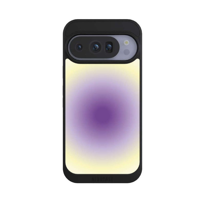 Pixel 10 Pro NIVOpure Aura Violet Jaune Cercle