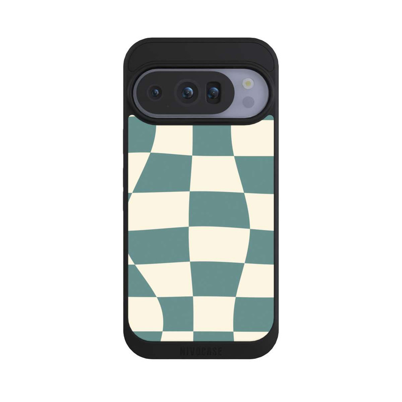 Pixel 10 Pro NIVOpure Schachbrett Petrol