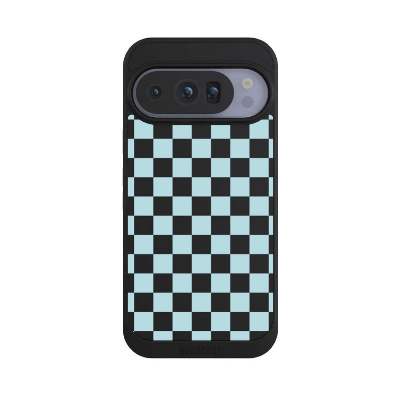 Pixel 10 Pro NIVOpure Karo Weiches Blau