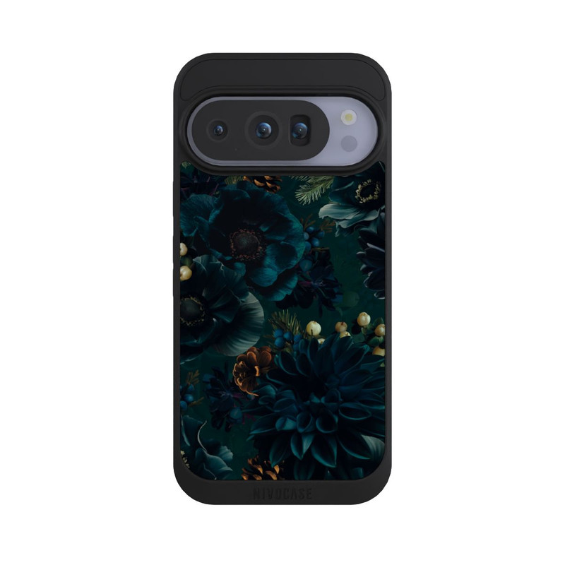 Pixel 10 Pro NIVOpure Blumenmuster Grün und Blau