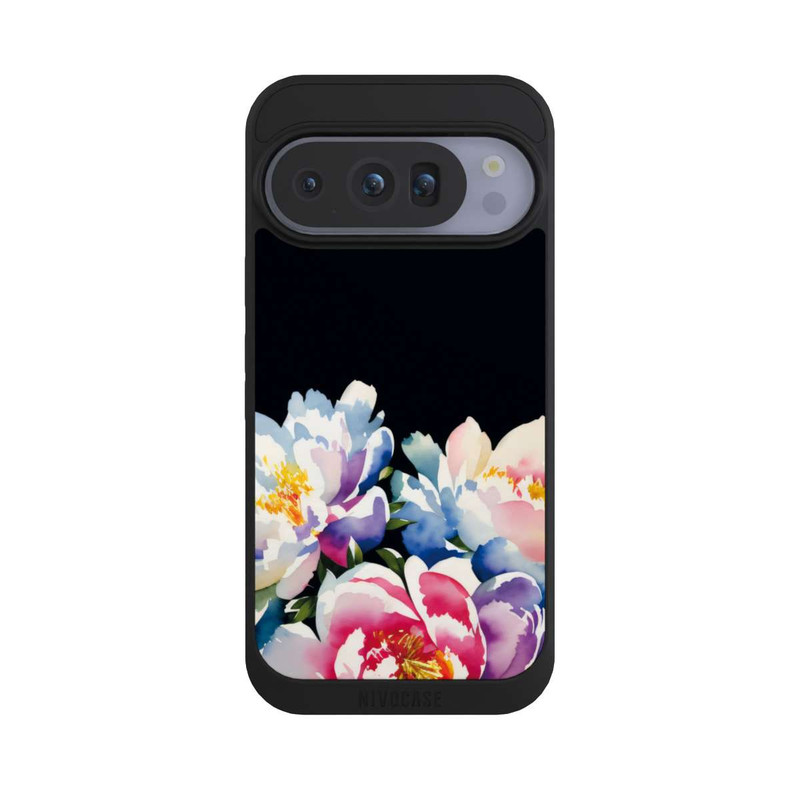 Pixel 10 Pro NIVOpure Aquarell Pfingstrosen